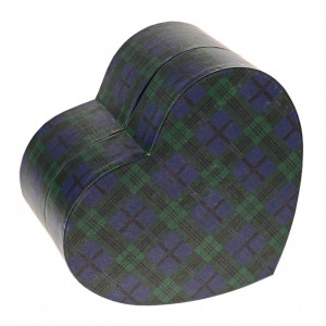 Biodegradable Cremation Ashes Urn (Forever in our Hearts) – SCOTTISH / SCOTLAND TARTAN (BLUE)